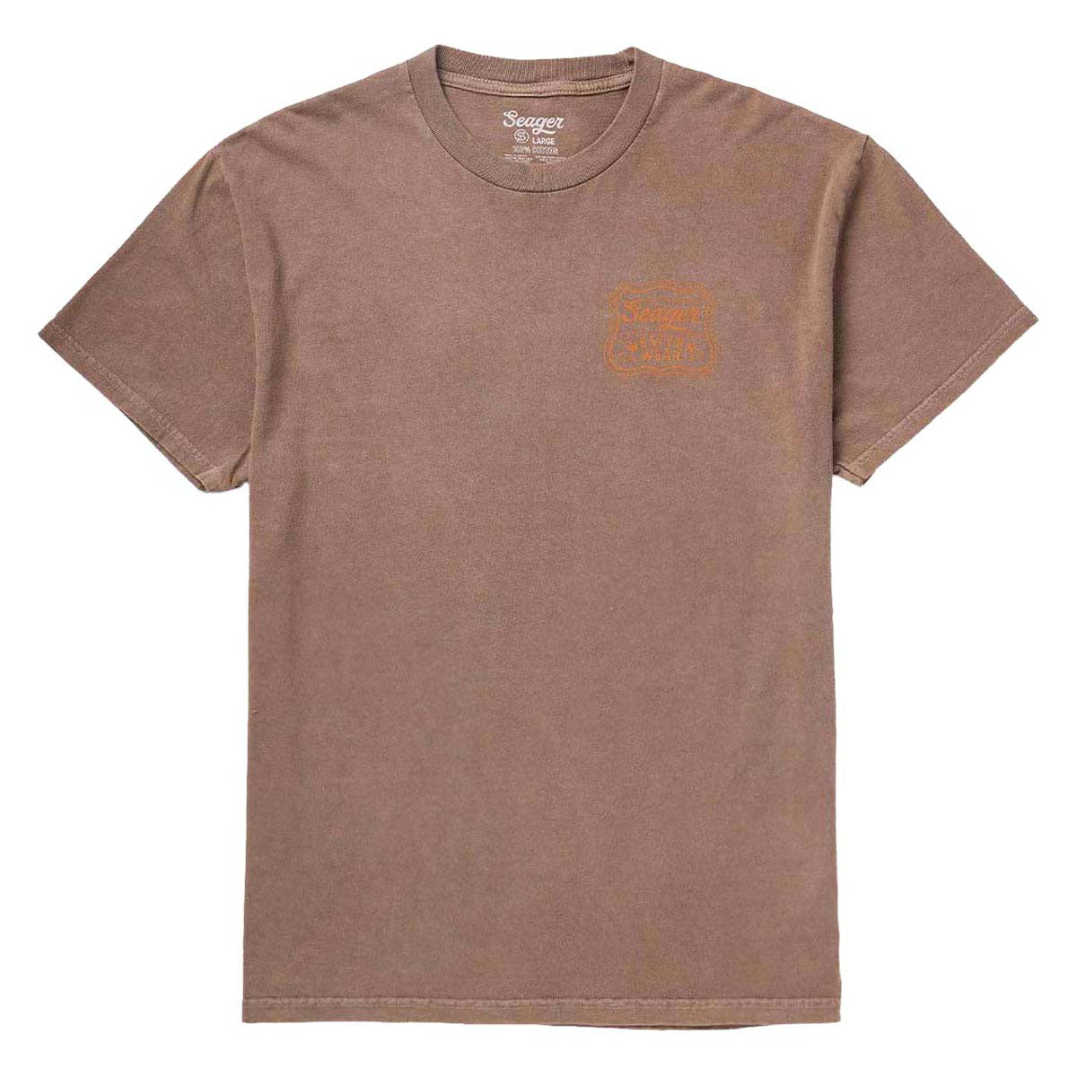 Seager Premium Badge T-Shirt - Pigment Brown image 1