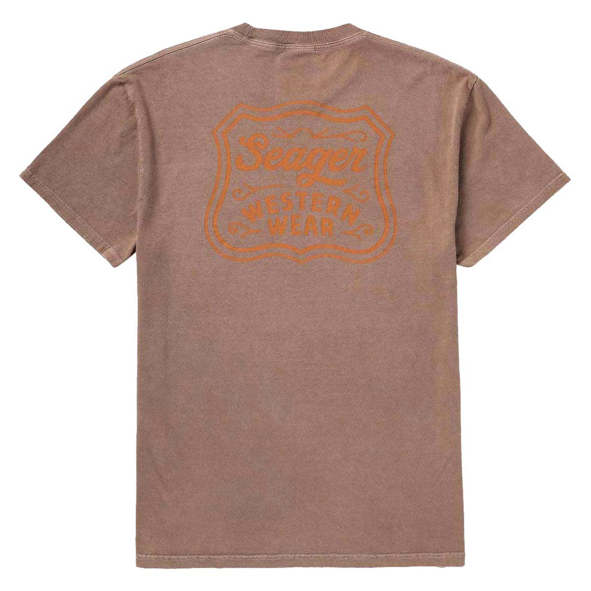 Seager Premium Badge T-Shirt - Pigment Brown image 2