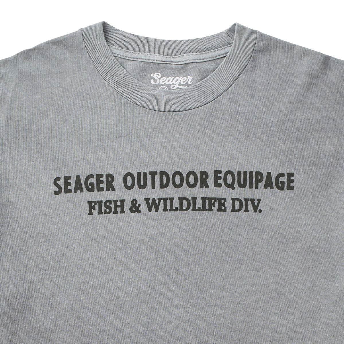Seager Premium F&W Division T-Shirt - Pigment Grey image 3