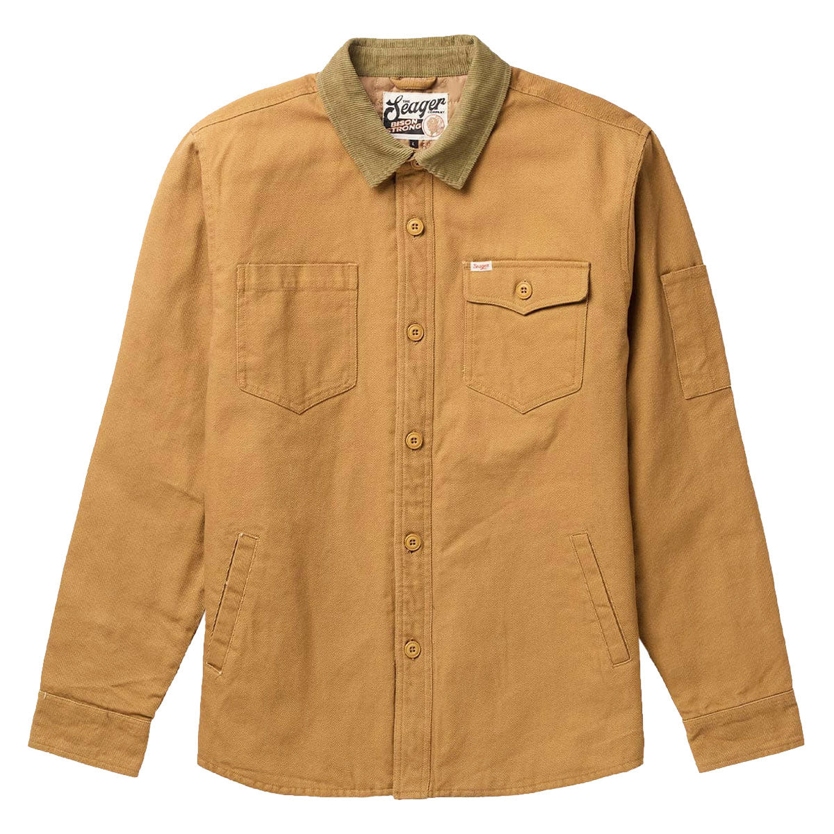 Seager Bison Long Sleeve Work Shirt - Bronze image 1