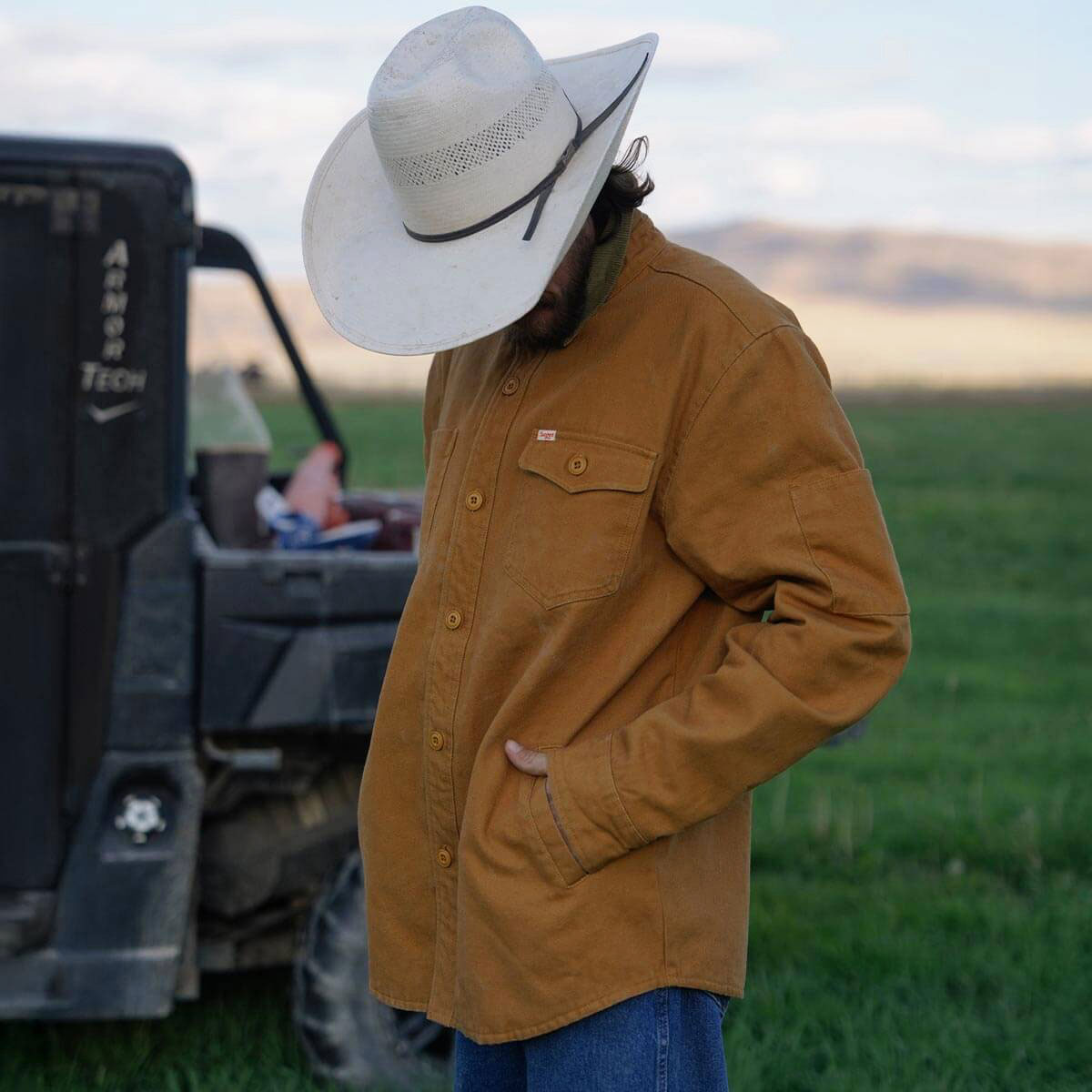 Seager Bison Long Sleeve Work Shirt - Bronze image 5