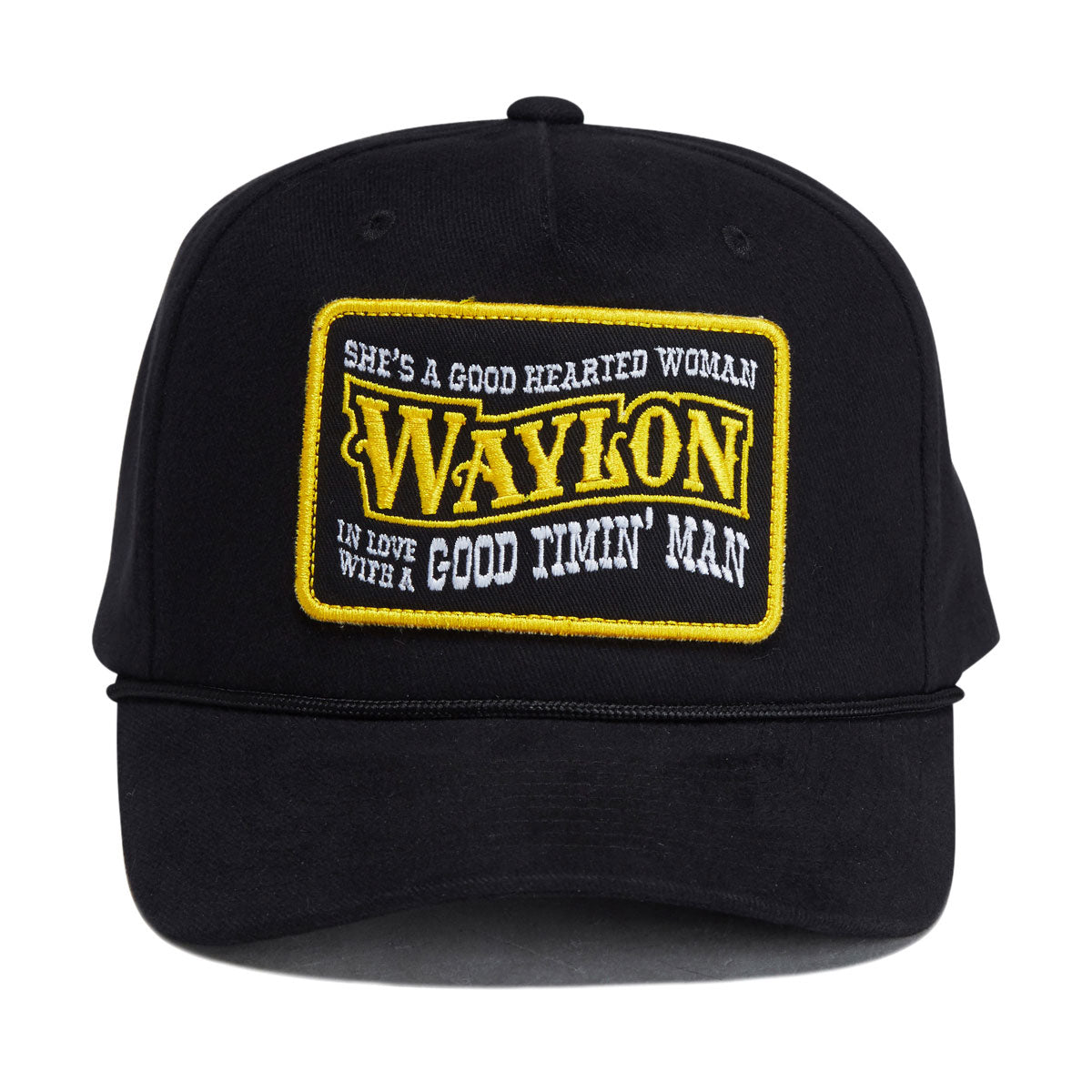 Seager Good Hearted Woman Snapback Hat - Black image 5