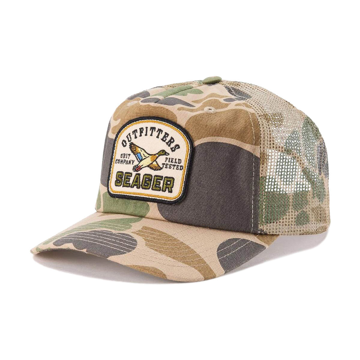 Seager Outfitters Trucker Snapback Hat - Duck Camo image 1