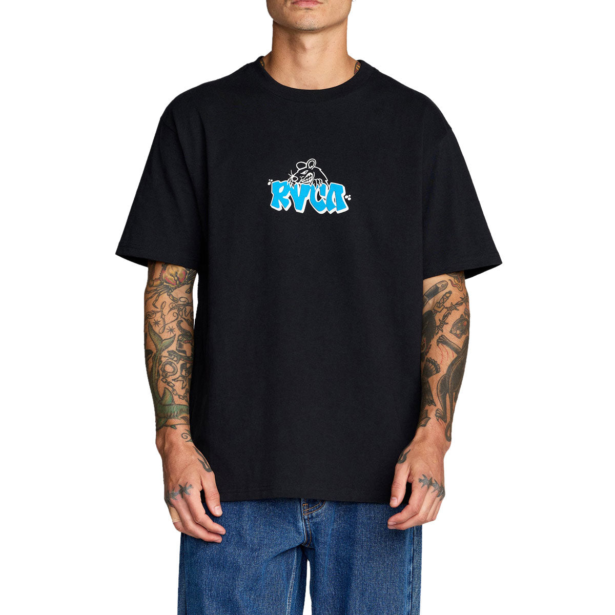 RVCA Ratnest T-Shirt - Black image 2