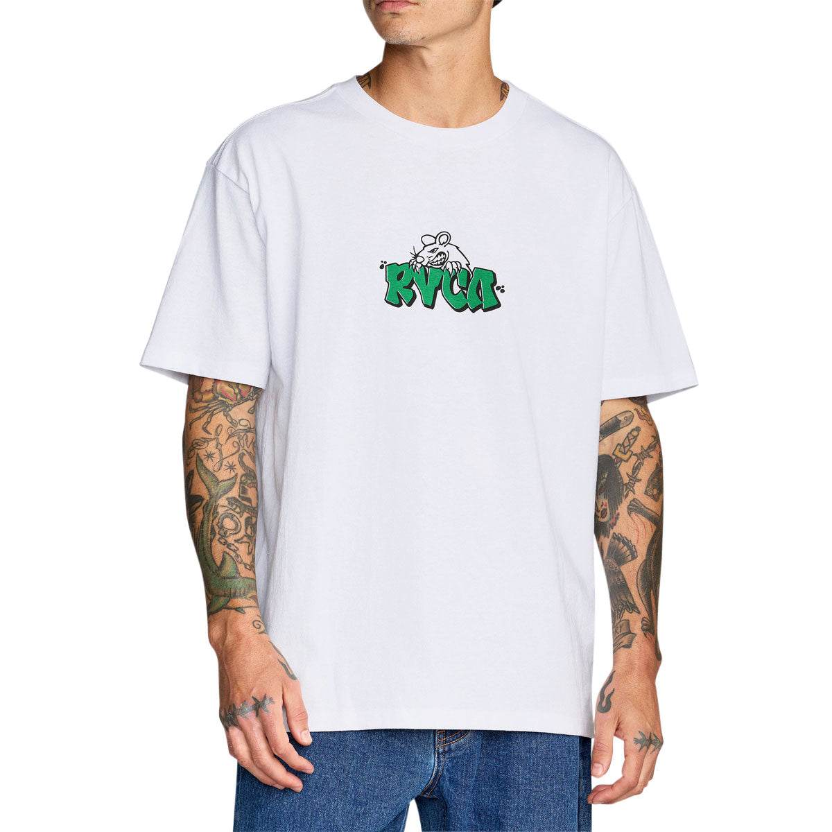 RVCA Ratnest T-Shirt - White image 2