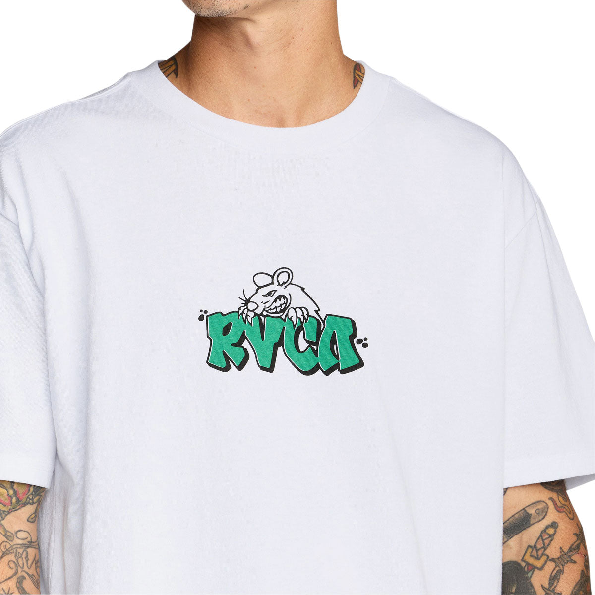 RVCA Ratnest T-Shirt - White image 4