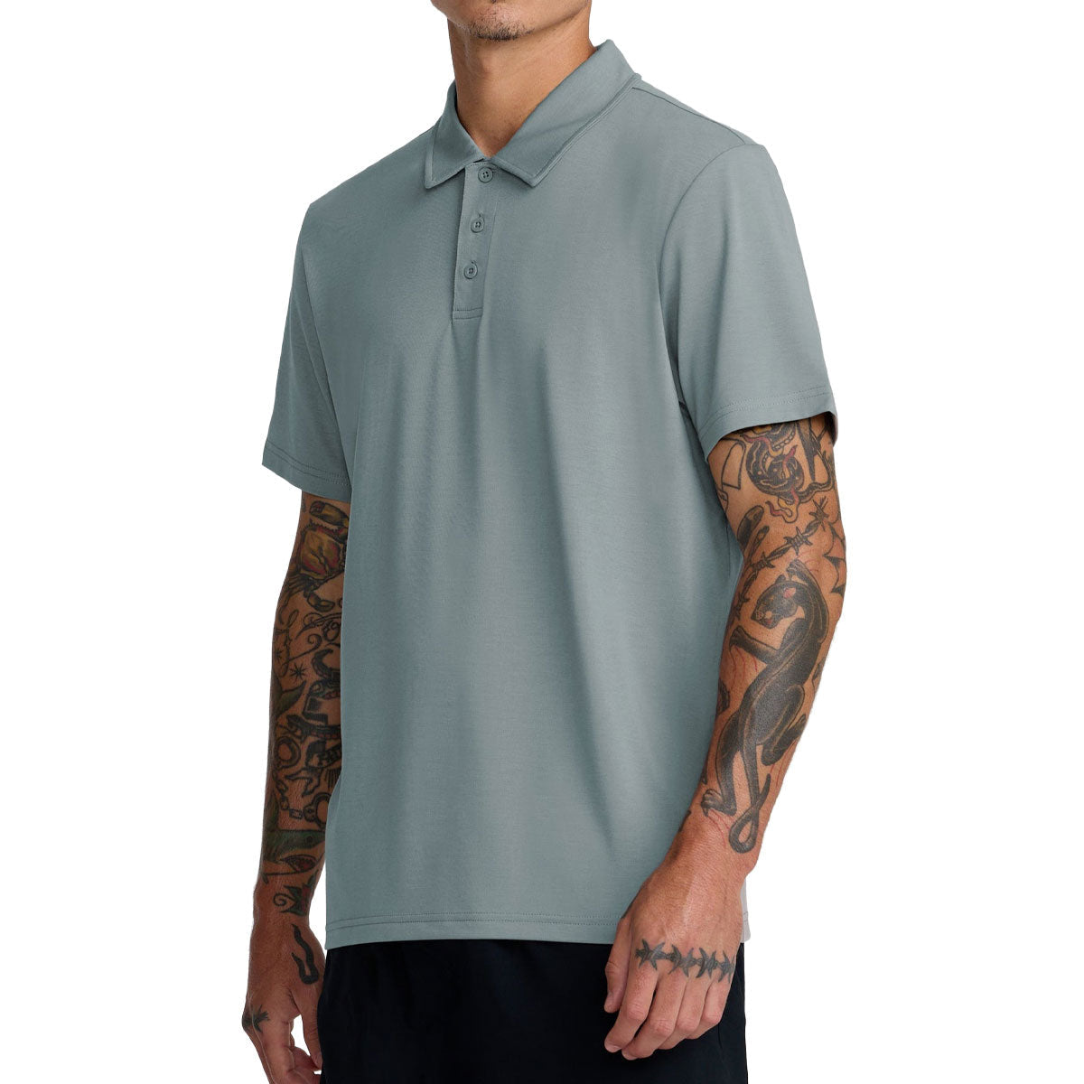 RVCA Balance Polo Shirt - Lead image 4