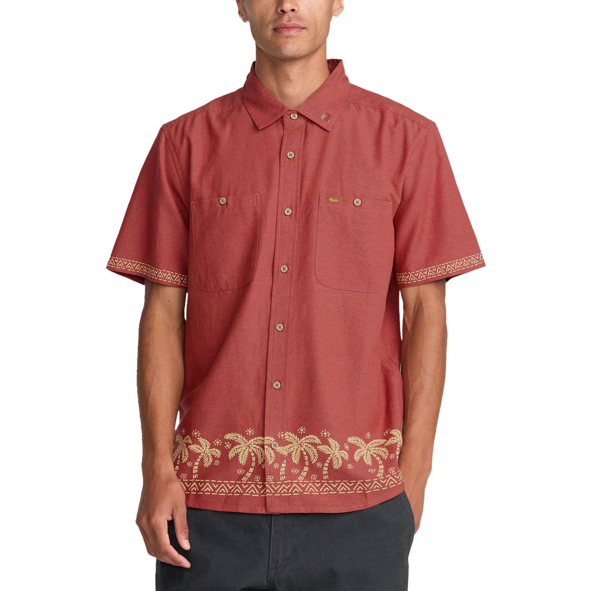 RVCA Talum Shirt - Dusty Red image 1