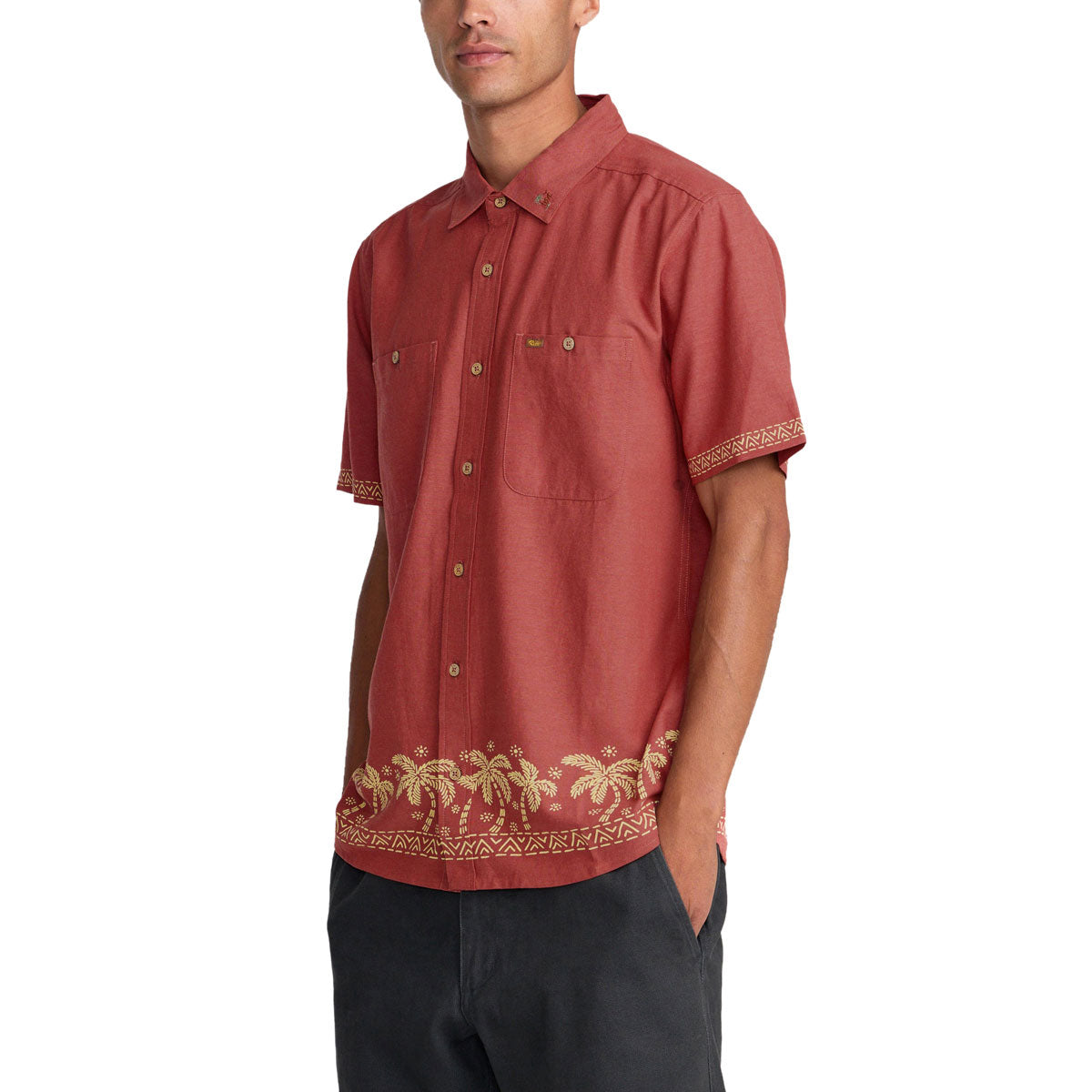 RVCA Talum Shirt - Dusty Red image 3