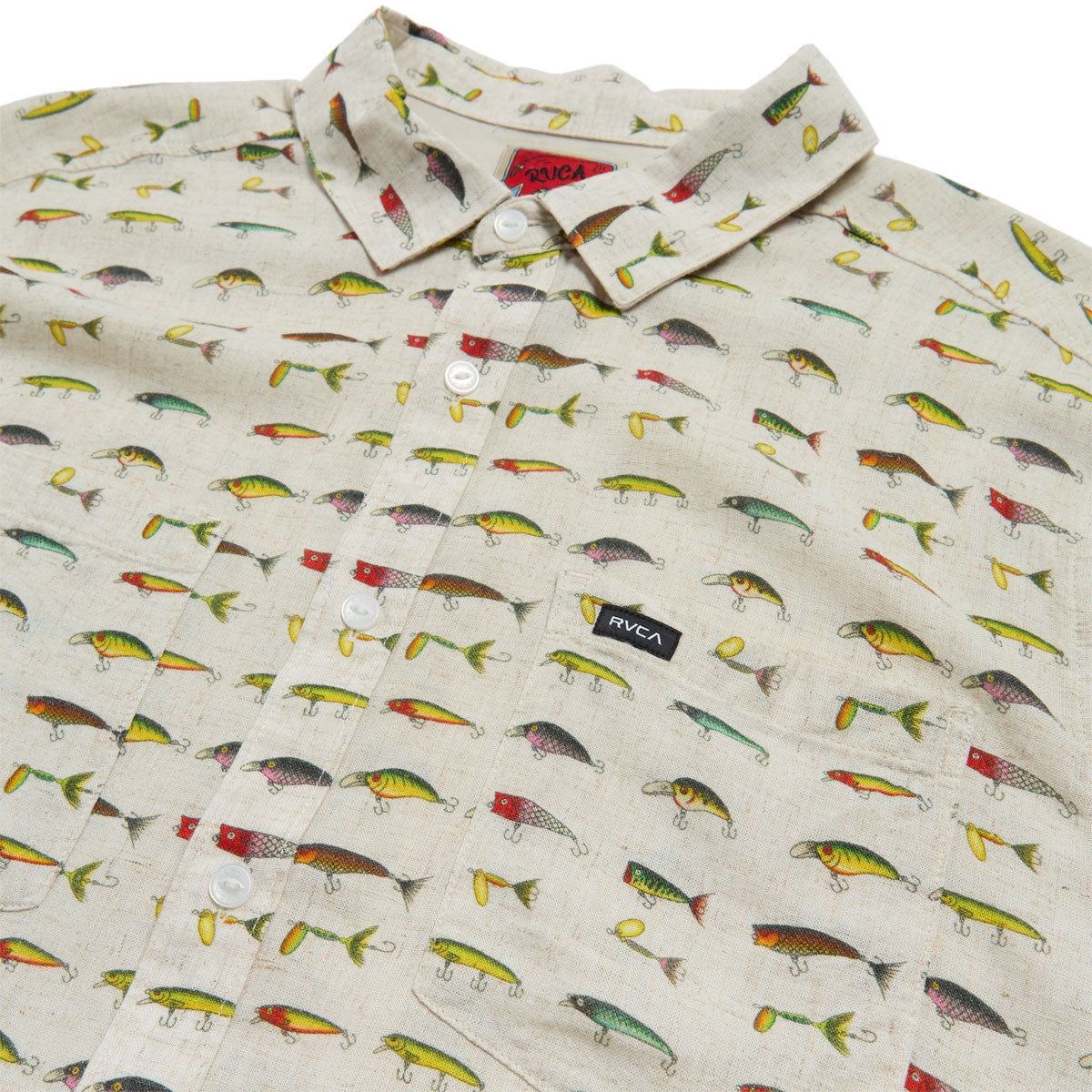 RVCA Tackle Shop Shirt - Wheat image 4
