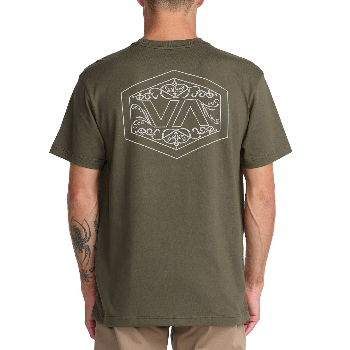 RVCA Hex Filigre T-Shirt - Fatigue image 4