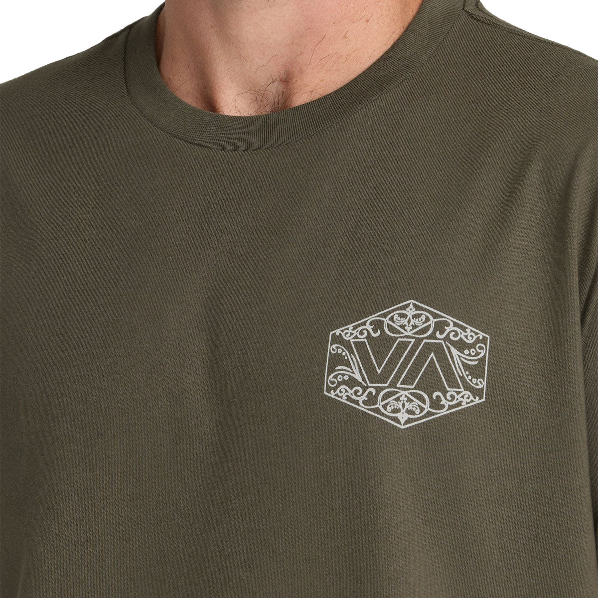 RVCA Hex Filigre T-Shirt - Fatigue image 5