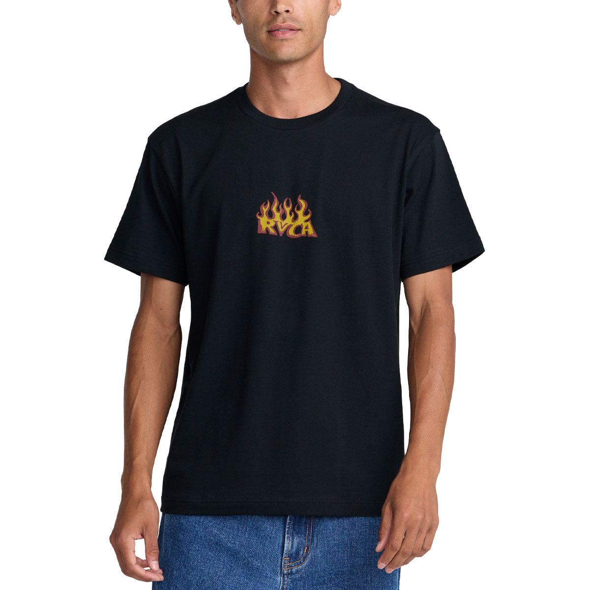 RVCA Spanky Fuego T-Shirt - Black image 2