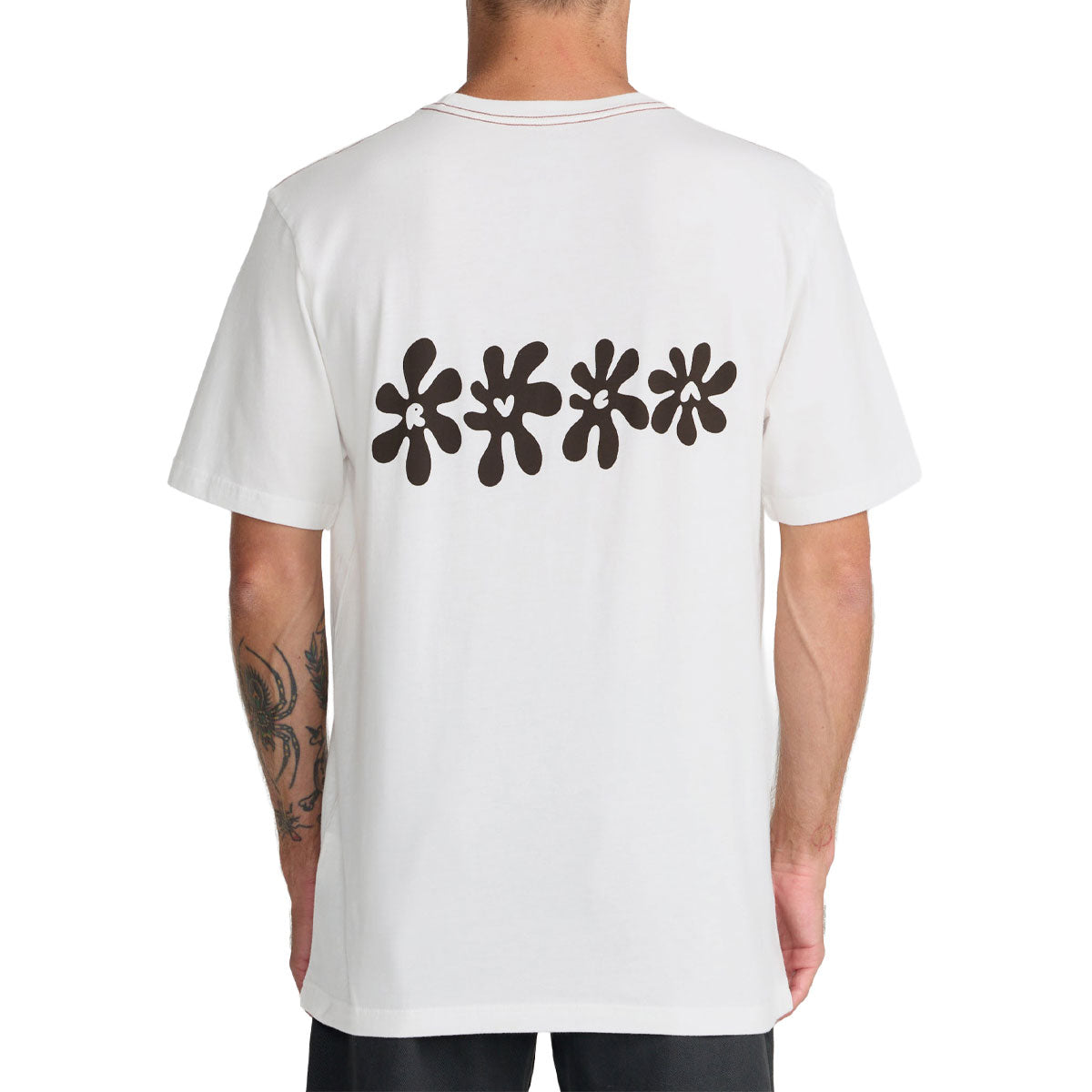 RVCA Bryce Bloom T-Shirt - Antique White image 4