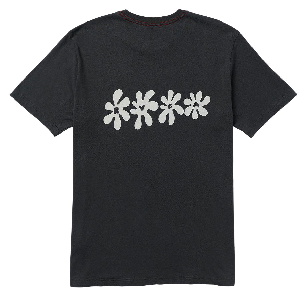 RVCA Bryce Bloom T-Shirt - Pirate Black image 2