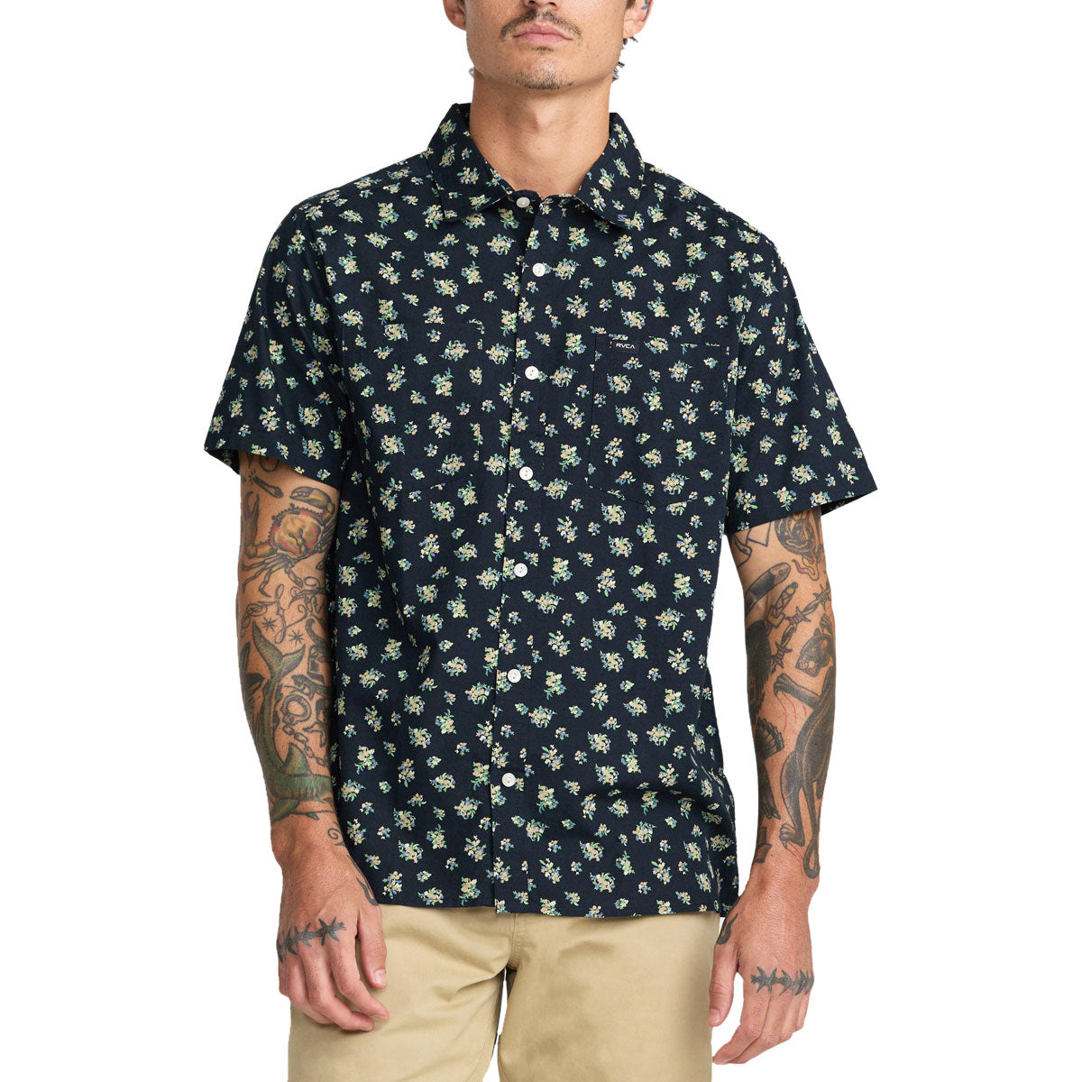RVCA Breezy Shirt - Garage Blue image 1