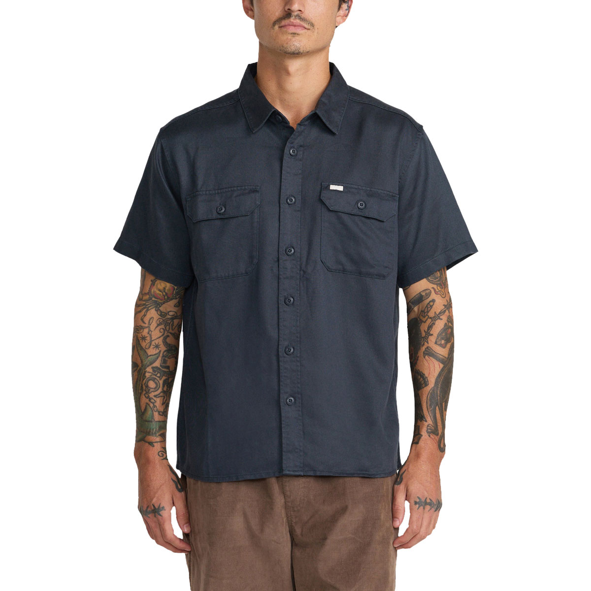RVCA Vacancy Utility Shirt - Garage Blue image 1