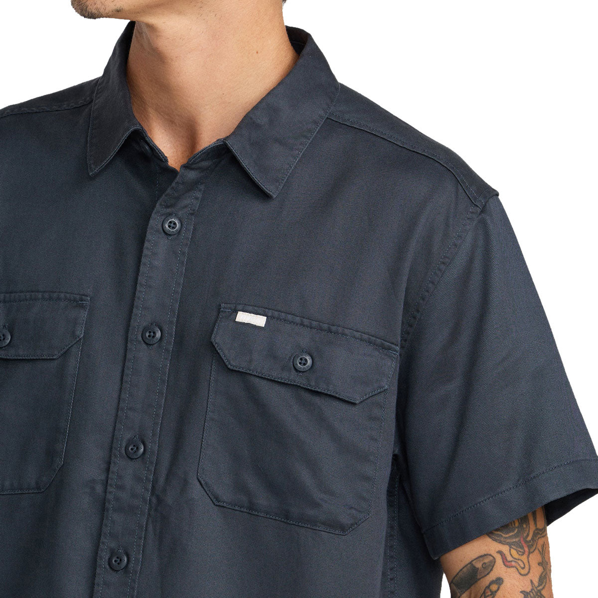 RVCA Vacancy Utility Shirt - Garage Blue image 3