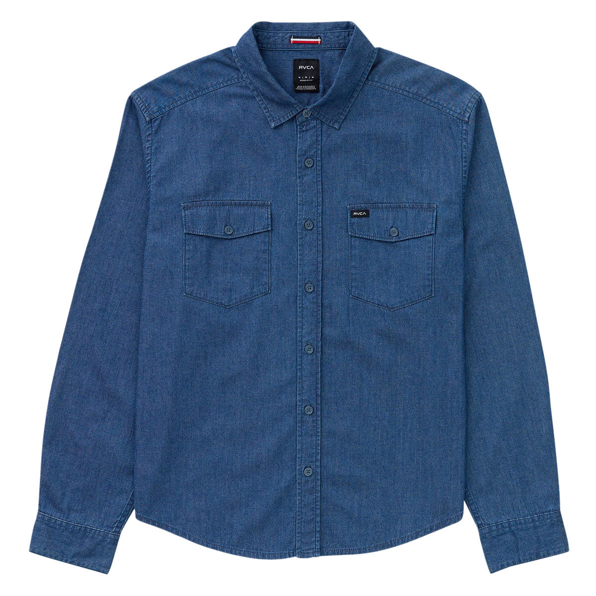 RVCA Denim Days Long Sleeve Shirt - Indigo image 5