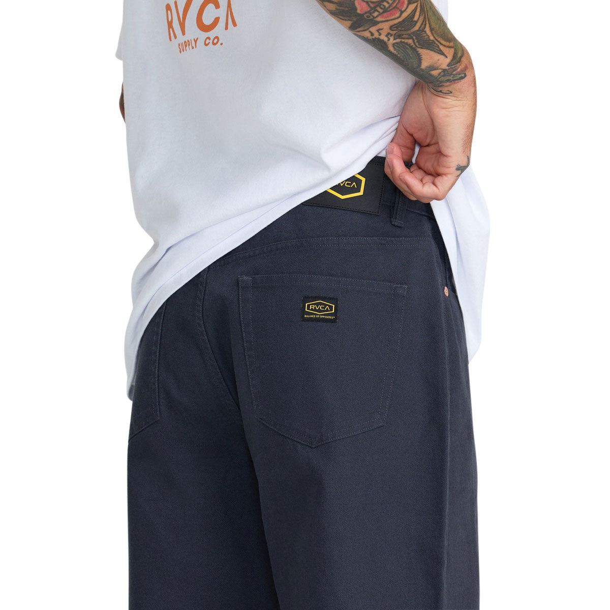 RVCA Dayshift 5 Pocket Pants - Garage Blue II image 4