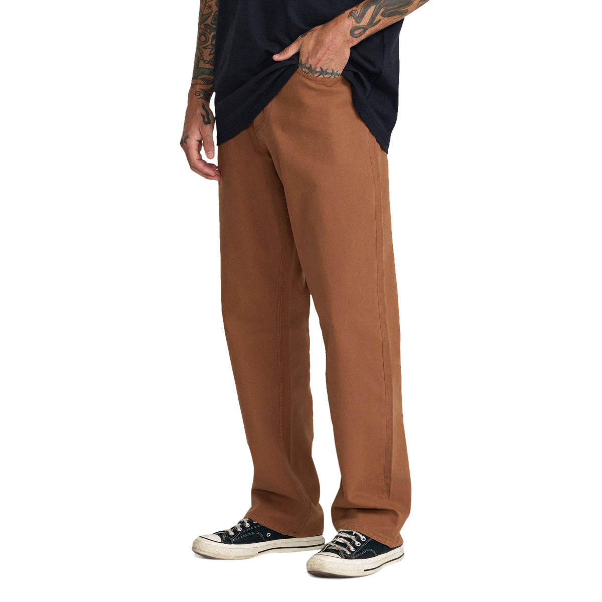 RVCA Dayshift 5 Pocket Pants - Rawhide image 3