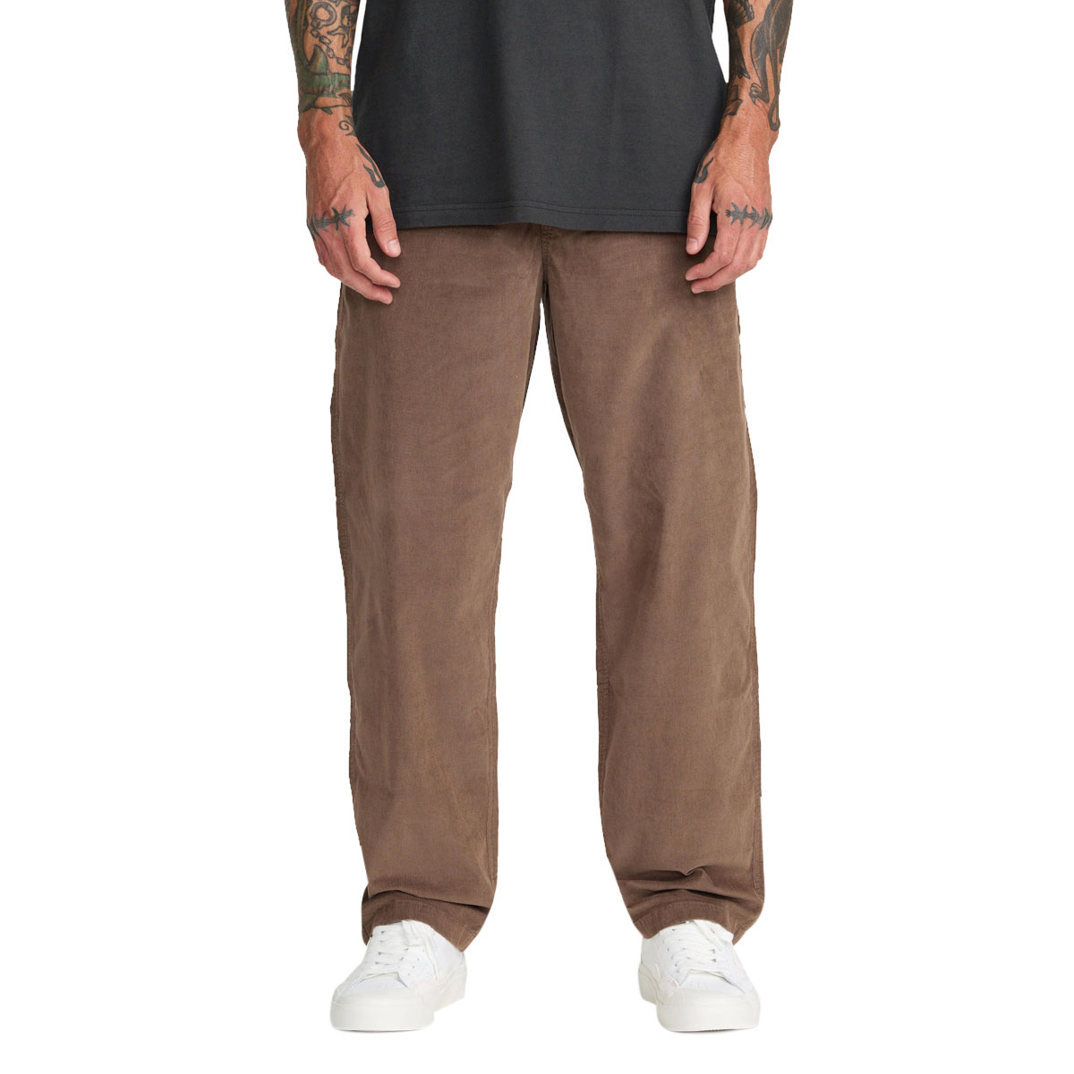 RVCA Vacancy Cord Elastic Pants - Mushroom image 1