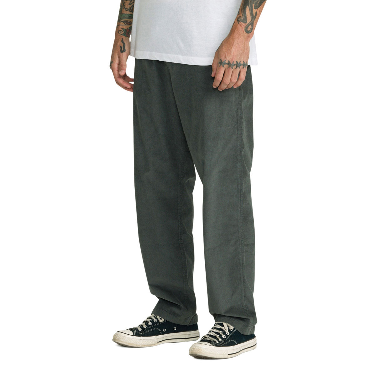 RVCA Vacancy Cord Elastic Pants - Sage Leaf image 3