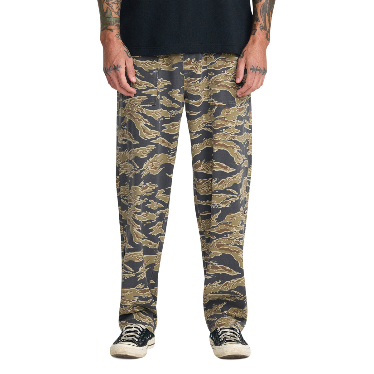RVCA Mil Utility Pants - Tiger Camo image 1