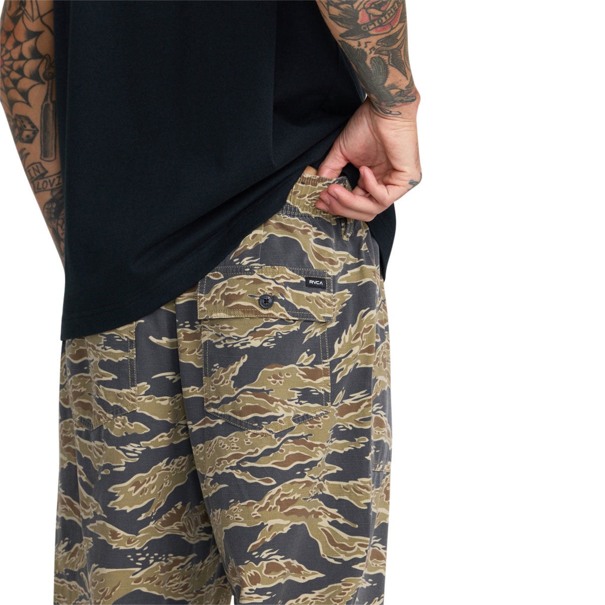 RVCA Mil Utility Pants - Tiger Camo image 4
