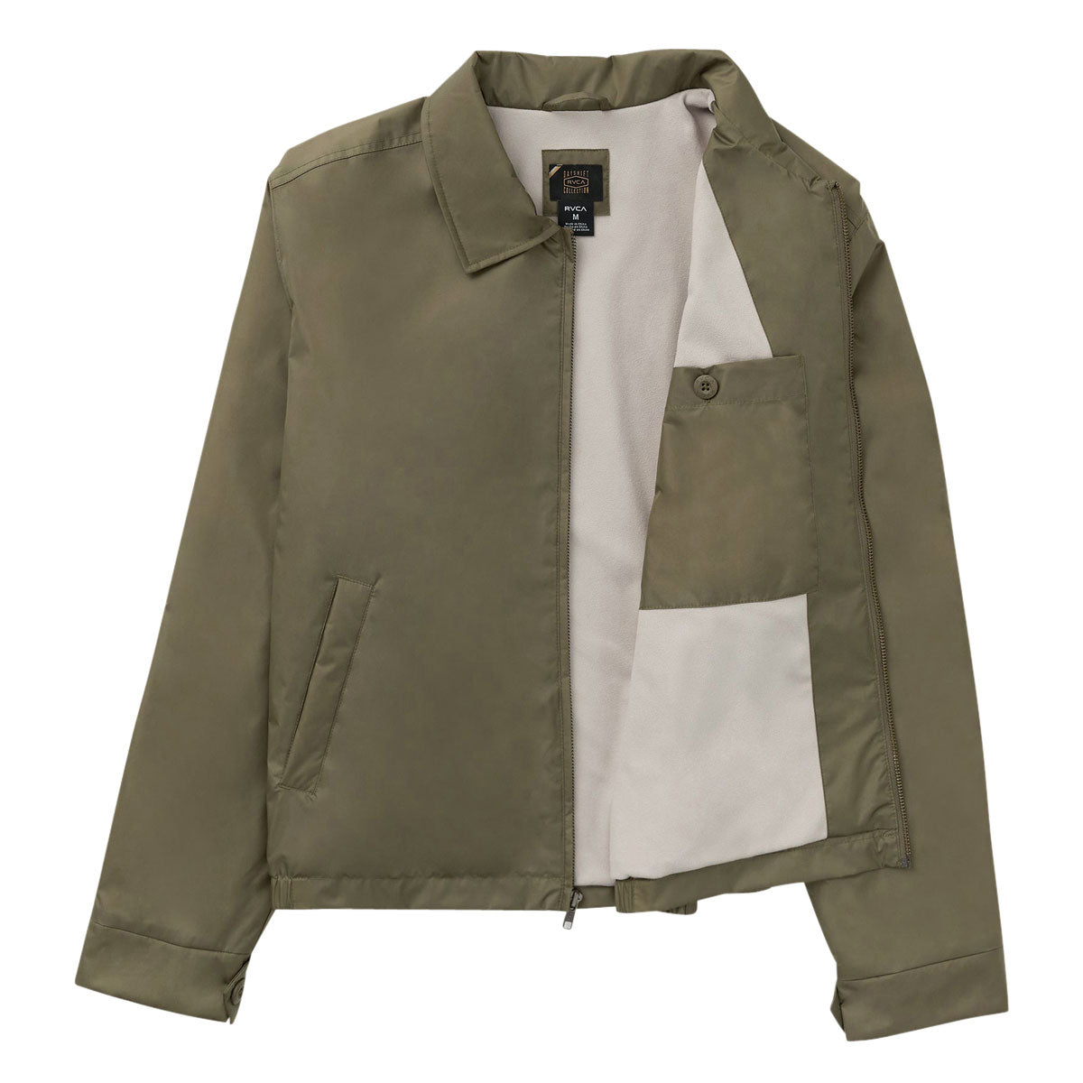 RVCA Dayshift Windbreaker Jacket - Light Olive image 5