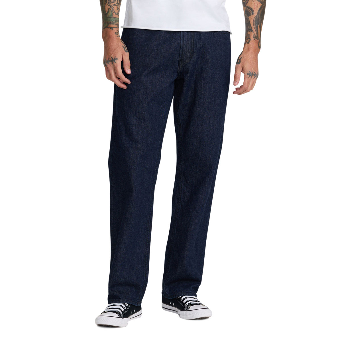 RVCA True Fit Denim Jeans - Blue Rinse image 1