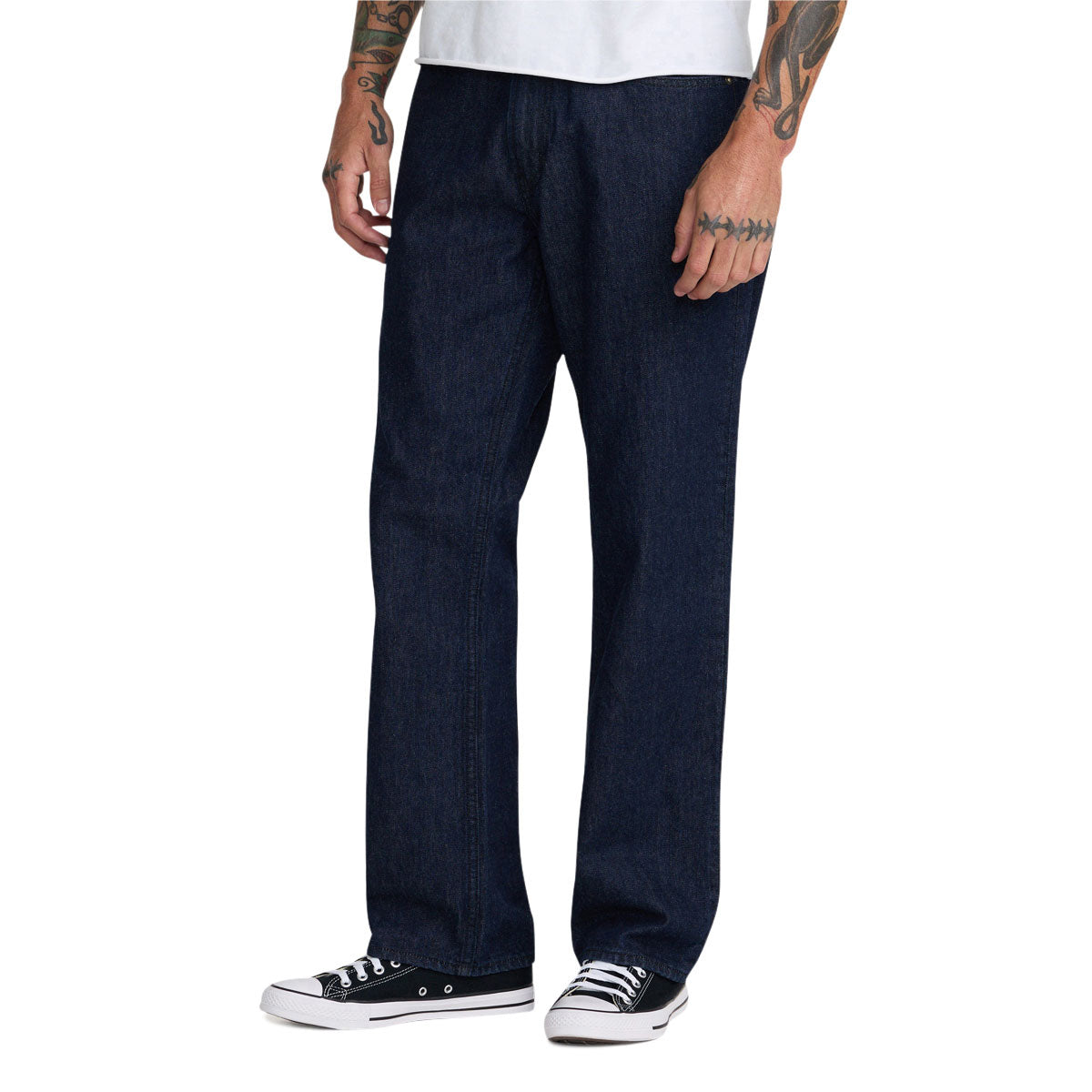 RVCA True Fit Denim Jeans - Blue Rinse image 3