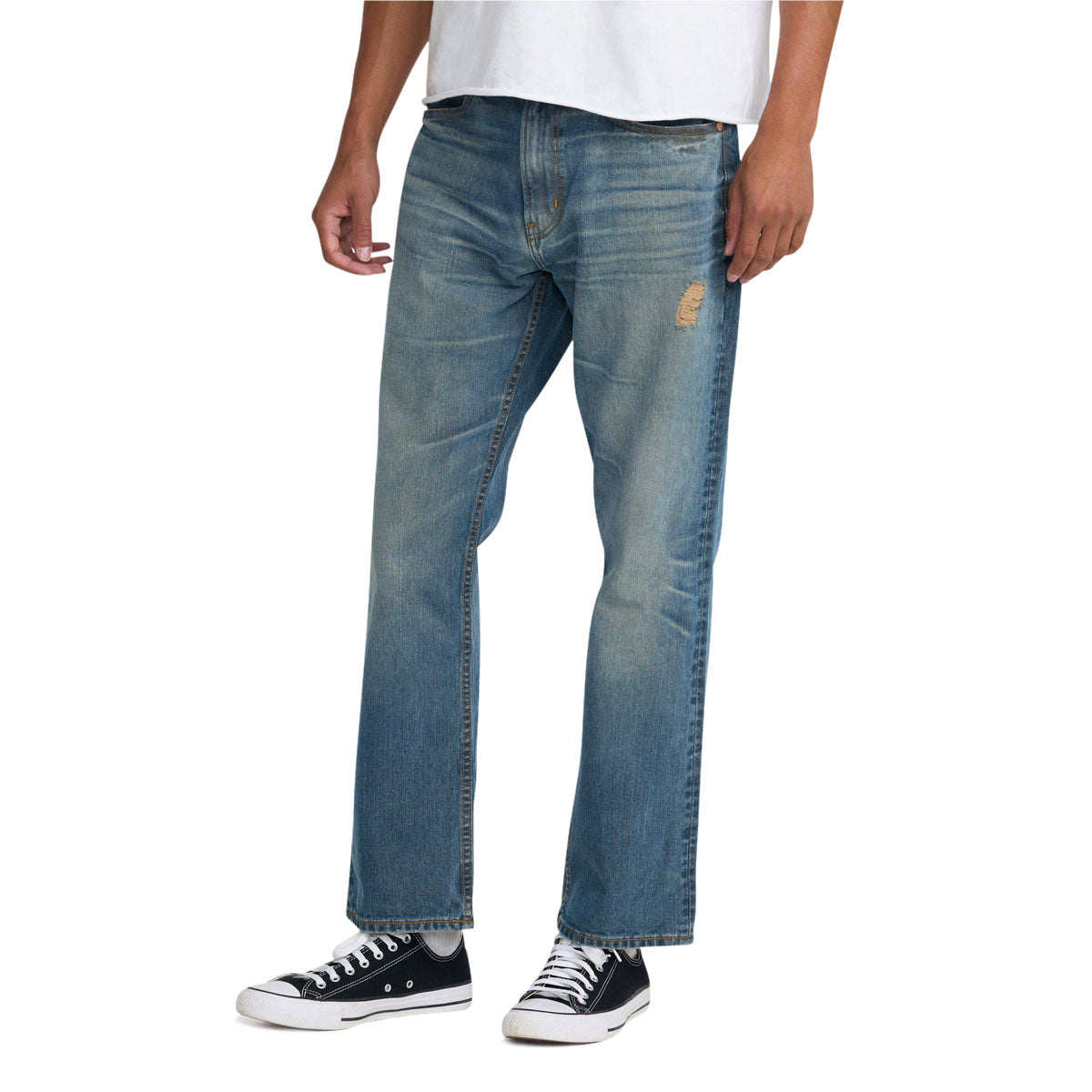 RVCA True Fit Denim Jeans - Light Vintage Indigo image 3