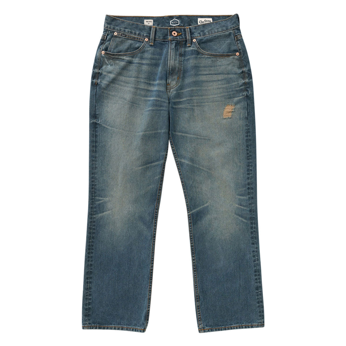 RVCA True Fit Denim Jeans - Light Vintage Indigo image 4