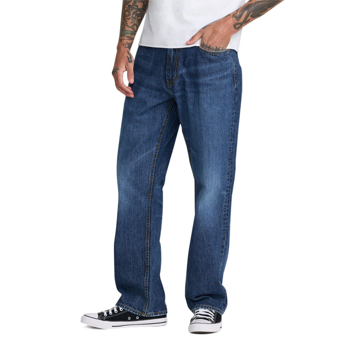 RVCA True Fit Denim Jeans - Stone Blue image 3