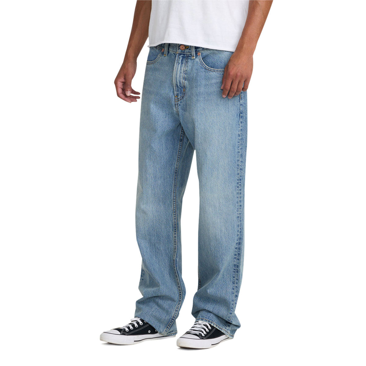 RVCA Americana Dayshift Denim Jeans - Stone Wash image 3
