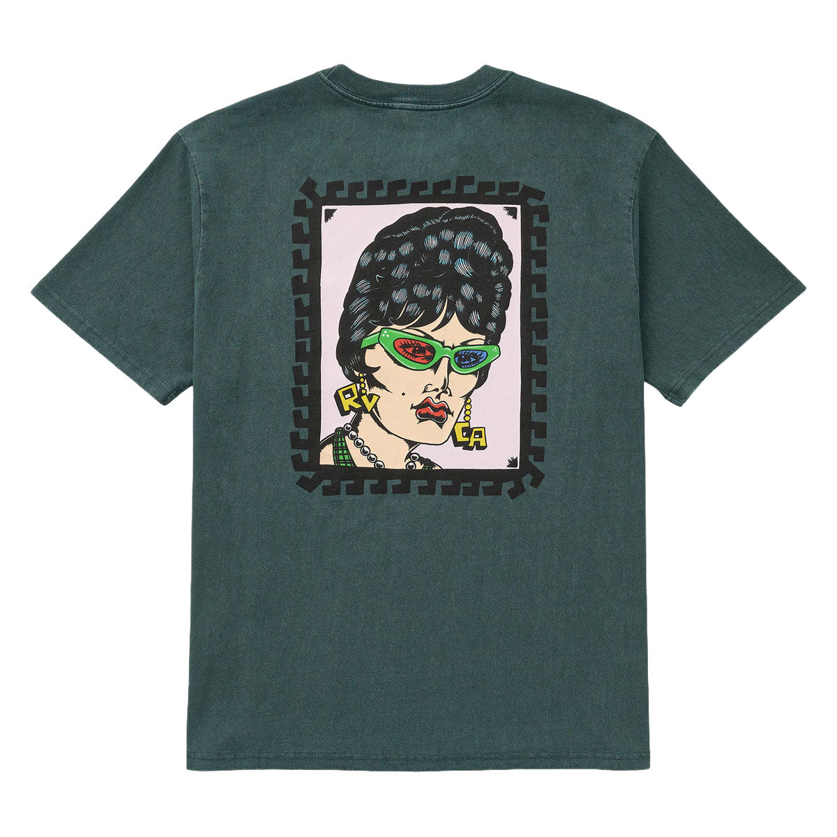 RVCA Barbra Bangles T-Shirt - Dusty Green image 2