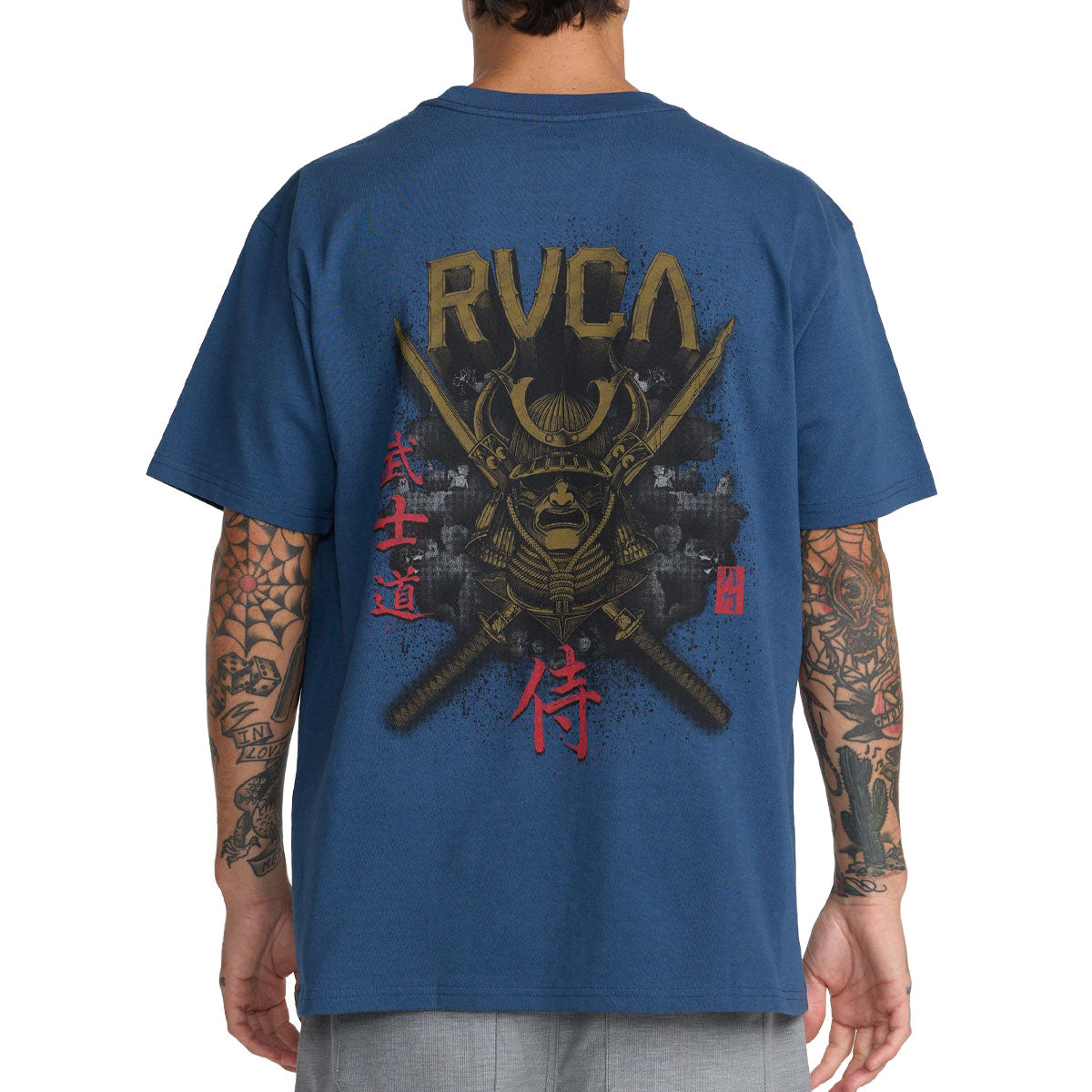 RVCA Bushido T-Shirt - Dark Denim image 4