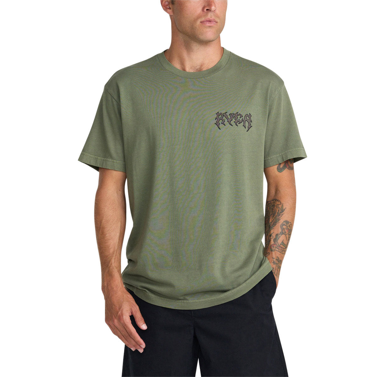 RVCA Cobra Empire T-Shirt - Olive image 3