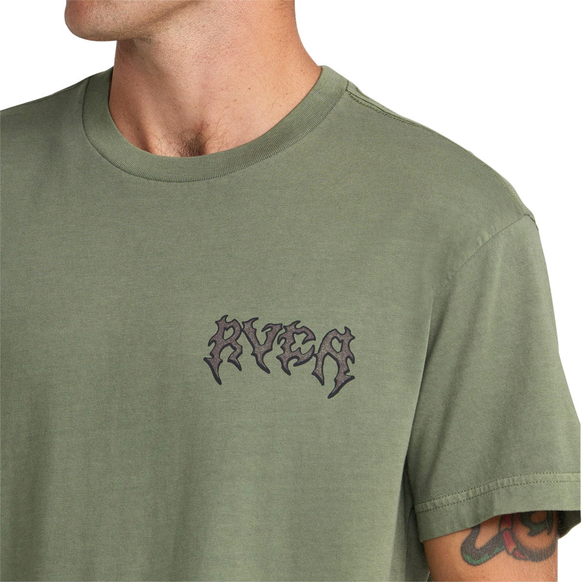 RVCA Cobra Empire T-Shirt - Olive image 5