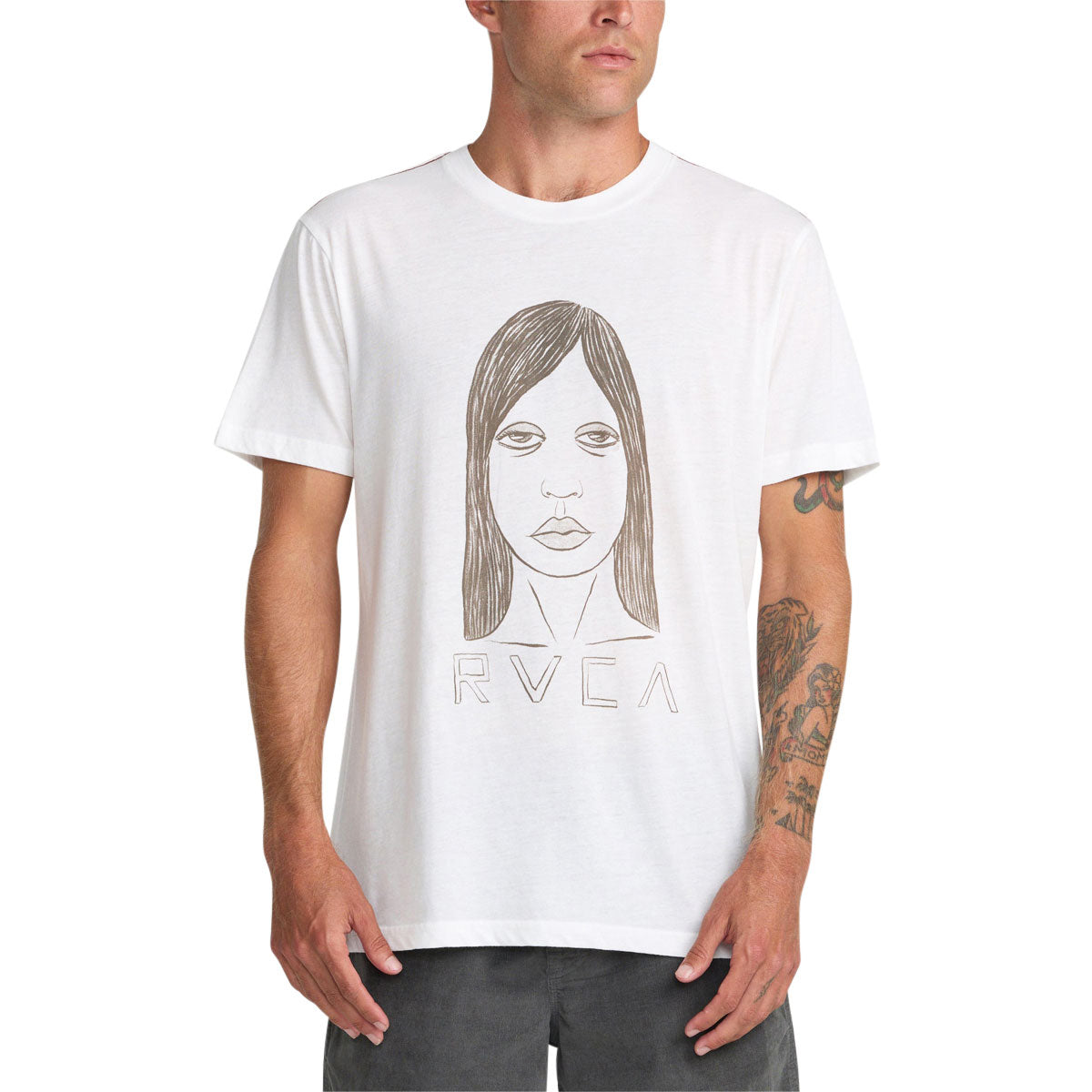 RVCA Sleepy Girl T-Shirt - Antique White image 2