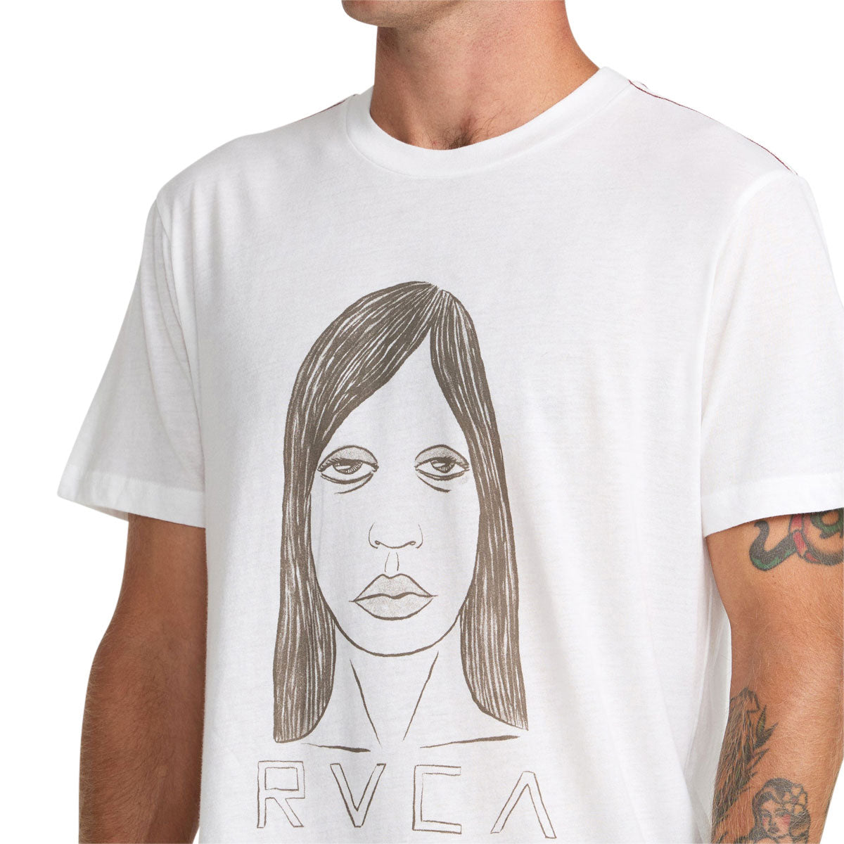 RVCA Sleepy Girl T-Shirt - Antique White image 4
