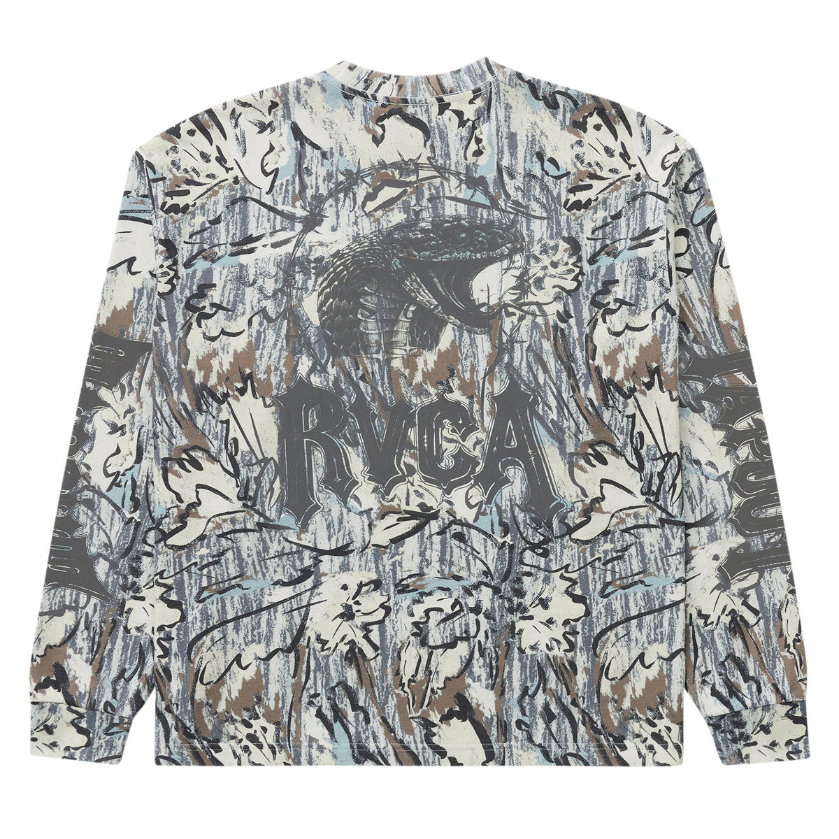 RVCA x Tapout Heavyweight Long Sleeve T-Shirt - Camo image 5