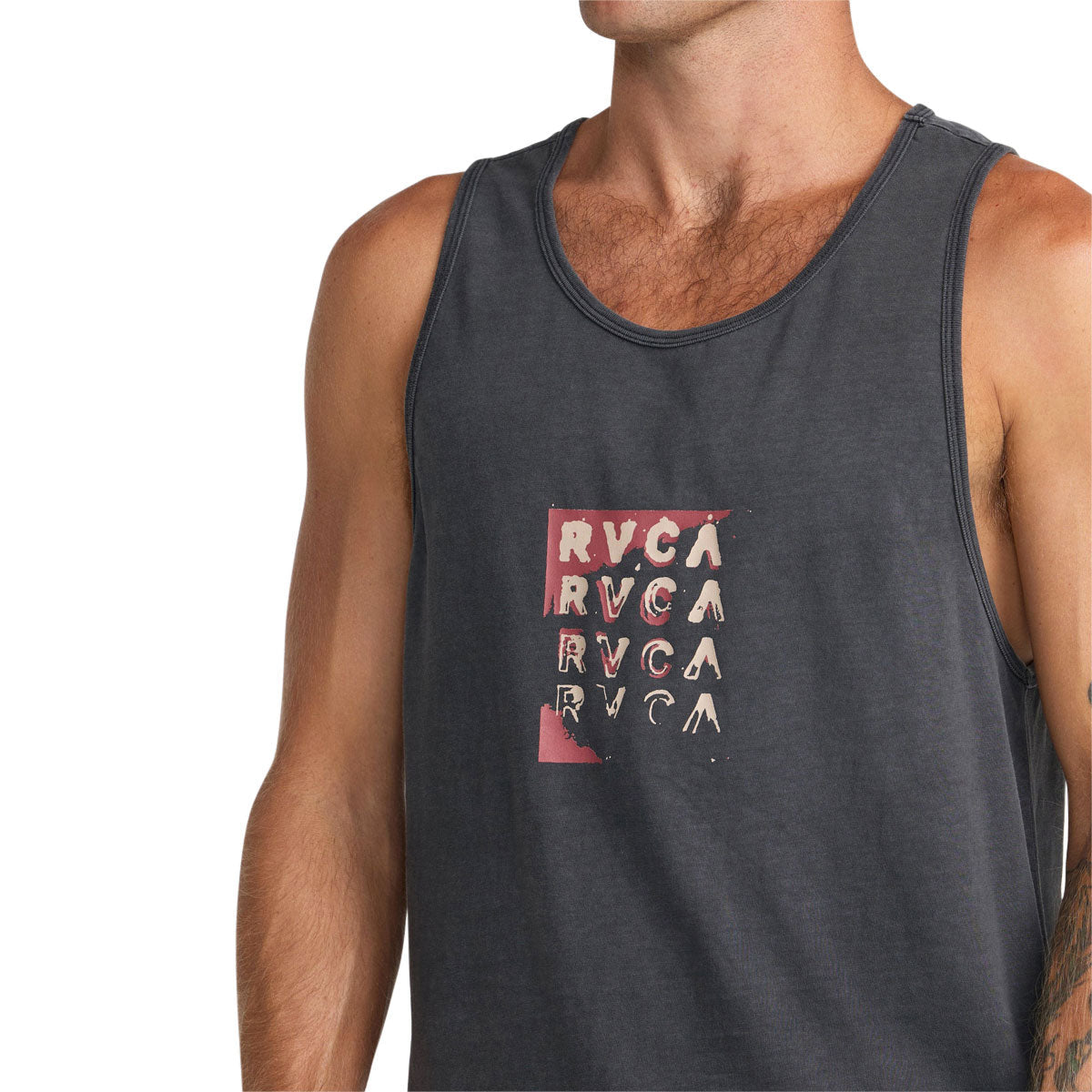 RVCA Rvca Quad Tank Top - Pirate Black image 4