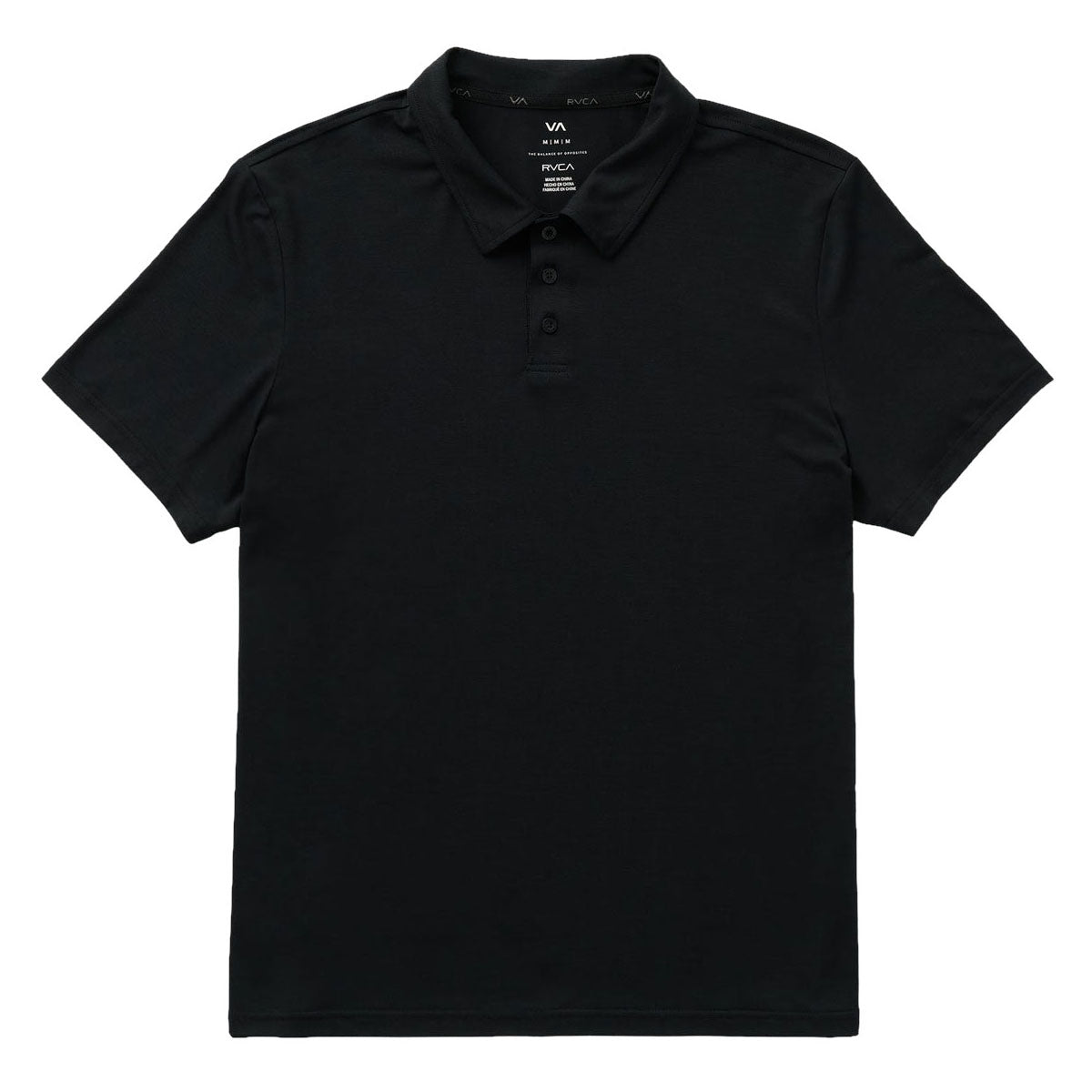 RVCA Balance Polo Shirt - Black image 5