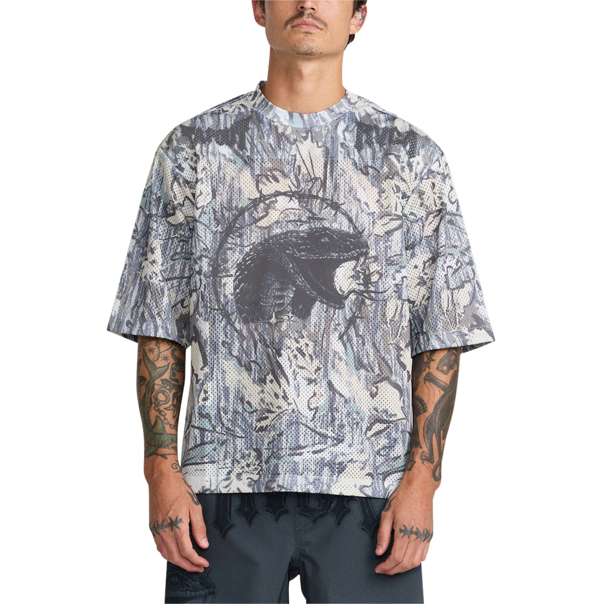 RVCA x Tapout Mesh Jersey - Camo image 1