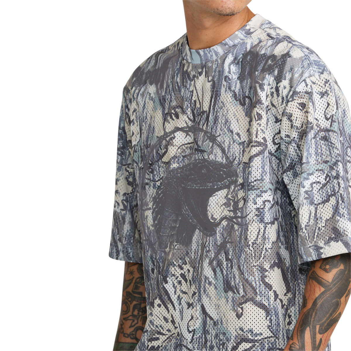 RVCA x Tapout Mesh Jersey - Camo image 3