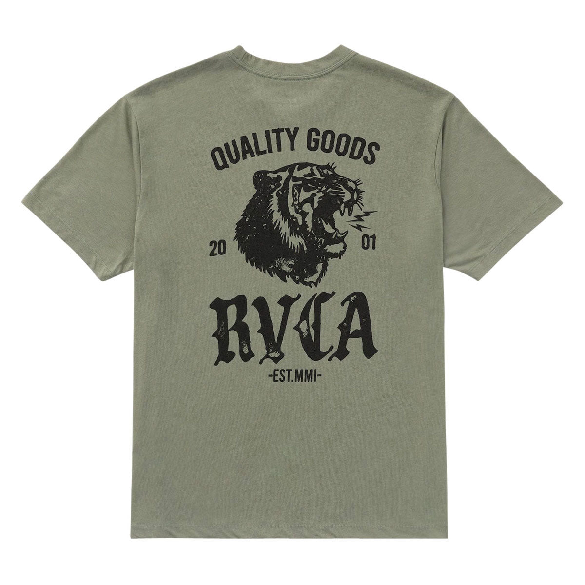 RVCA Big Cat T-Shirt - Army image 1