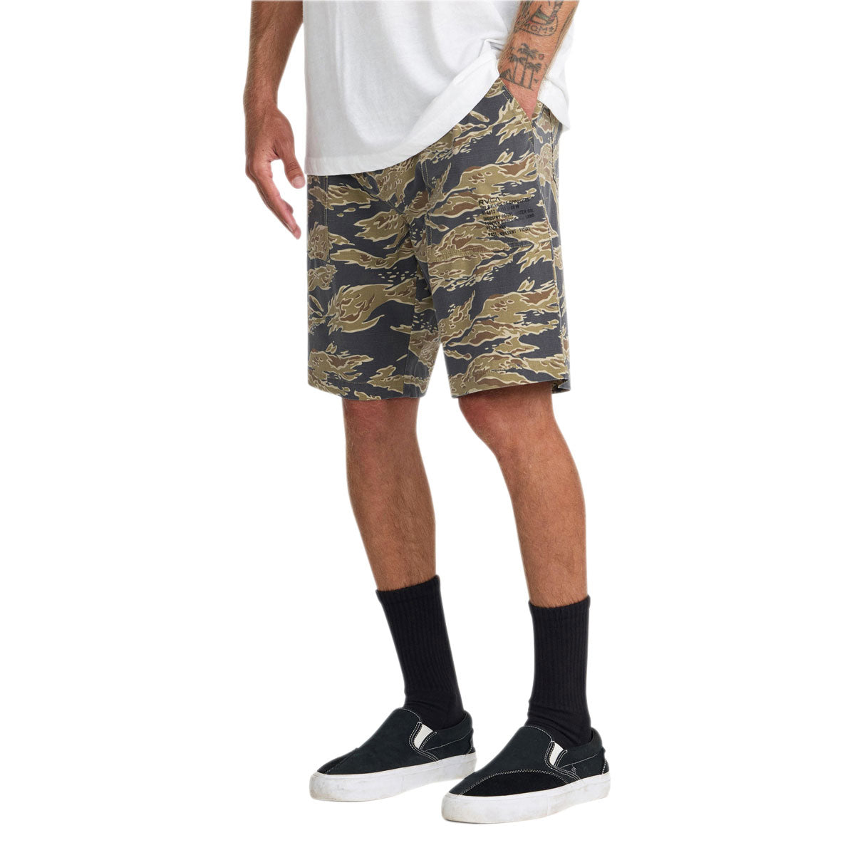 RVCA Mil Utility Shorts - Tiger Camo image 3