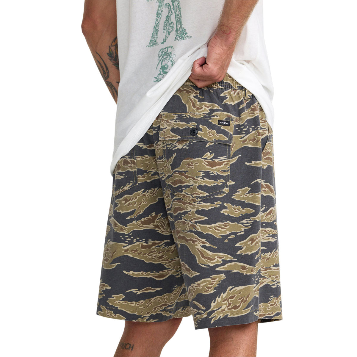 RVCA Mil Utility Shorts - Tiger Camo image 4